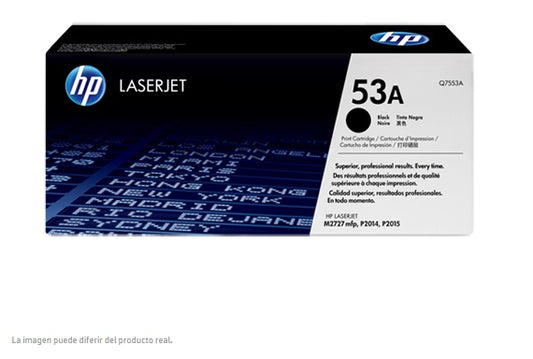 TONER HP 53A Q7553A NEGRO LASERJET M2727mfp/P2014/P2015 (3 000 PAG)