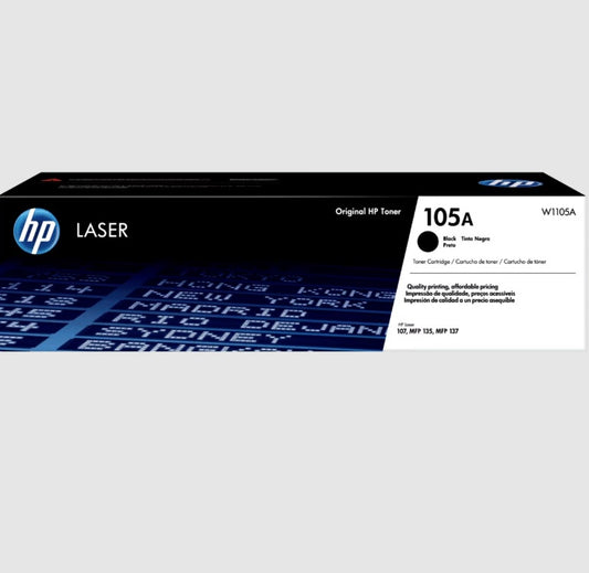 Toner HP 105A W1105A negro Laserjet M107 M135 M137 (1000 paginas)