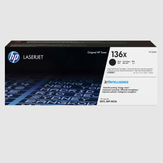 TONER HP 136X W1360X NEGRO LASERJET M236SDW ALTO RENDIMIENTO (2600 PAG)