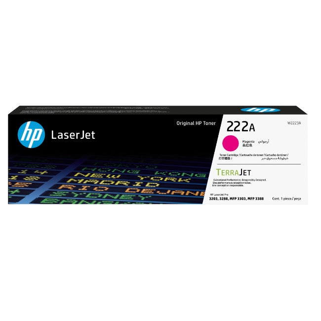 Toner HP 222A W2223A magenta para Laserjet Pro MFP 3303 / MFP 3388 (1 200 paginas)