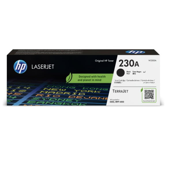 TONER HP 230A W2300A NEGRO LASERJET PRO 4203 / MFP 4303 (2 000 PAG)