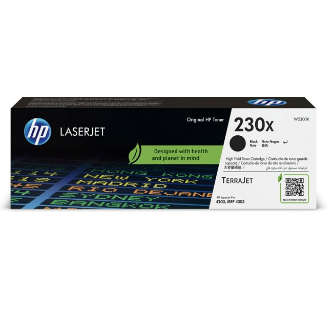 Tóner HP 230X W2300X Negro LaserJet PRO 4203 / MFP 4303 (7 500 PAG)