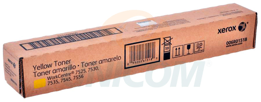 TONER XEROX 006R01518 AMARILLO (15 000 PAG) WorkCentre 7525/7530/7535/7545/7556 - 7830/7835/7845/7855 - 7970 - 7836