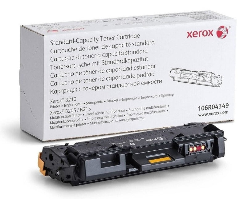 TONER XEROX 106R04349 NEGRO B210 B205 B215 DUAL CAPACIDAD ESTANDAR 6000 PAGINAS