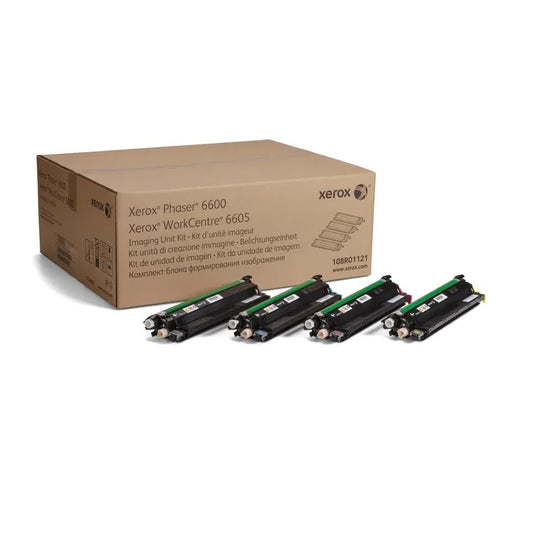 UNIDAD DE IMAGEN XEROX 108R01121****caja maltratada*** 4 COLORES (C M Y K) VERSALINK C400/C405/ Y PASHER 6600/WC 6605/6655 (60 000 PAG)