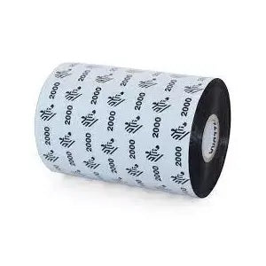 Cartucho de cinta Zebra Ribbon Cera 60mm X450mts Para Impresora Industrial Form 2000 1 Rollo 02000BK06045