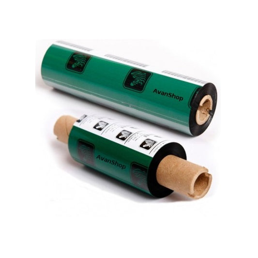 Cartucho de cinta Zebra Ribbon Resina 110mmX74mts Para Impresora Escritorio 05095GS11007