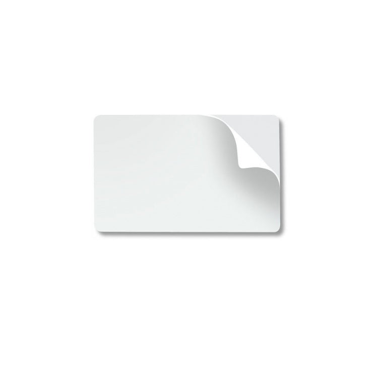 TARJETAS ZEBRA PVC PAQUETE 500 TARJETAS ADESIVAS 10MILESIMA