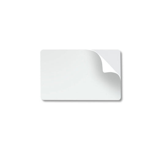 TARJETAS ZEBRA PVC PAQUETE 500 TARJETAS ADESIVAS 10MILESIMA