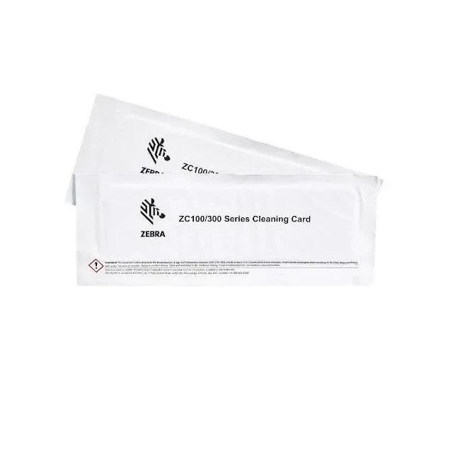 Kit Zebra de Limpieza 5 tarjertas Mejorado Para ZC100 ZC300