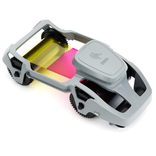 Cartucho de cinta Zebra Ribbon Color para ZC100 ZC300 YMCKO 200 Imagenes