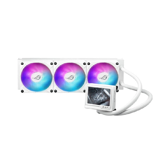 Enfriamiento Liquido ASUS ROG RYUJIN III 360 ARGB EXTREME pantalla LCD 3.5P 3xFan 120mm blanco