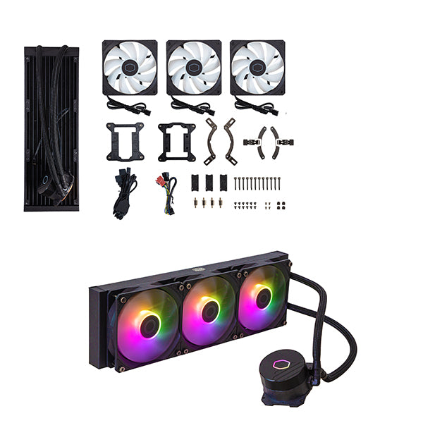 Enfriamiento Liquido Cooler Master MasterLiquid 360L Core ARGB 3Fan x 120mm 1750RPM
