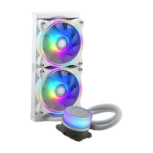 Enfriamiento Liquido Cooler Master MasterLiquid ML240 Illusion Blanco RGB 2*120mm 650-1800RPM