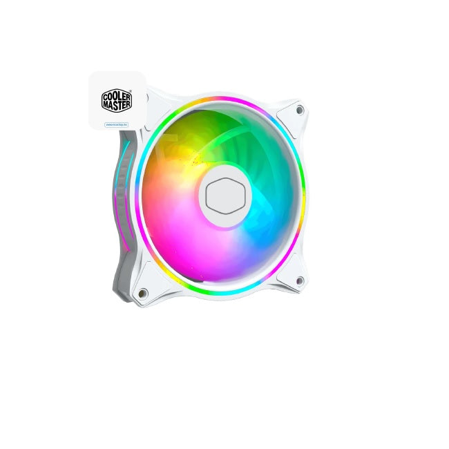 Ventilador Cooler Master MF120 Halo ARGB 120mm 650-1800 RPM Blanco