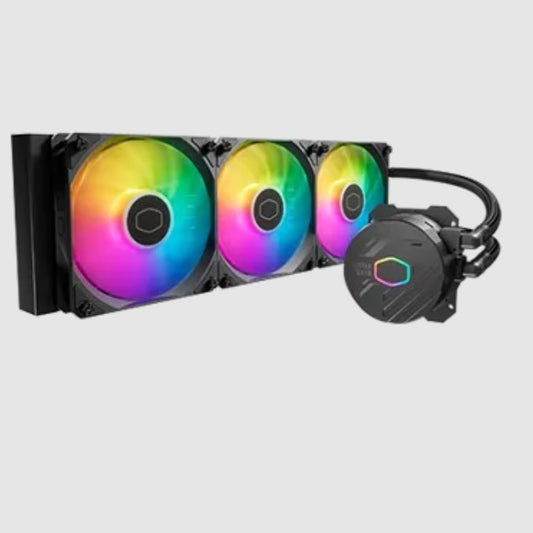 Enfriamiento Liquido Cooler Master MasterLiquid Core II 3x120 mm ARGB 1750RPM Negro