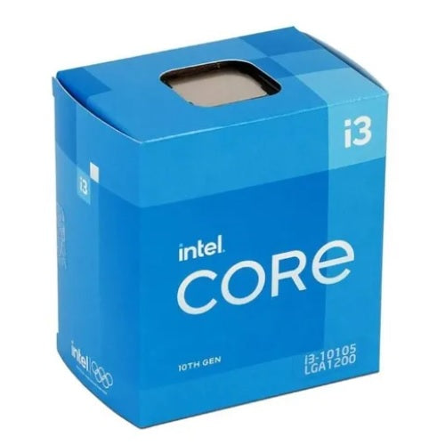 Procesador Intel Core i3-10105 con disipador y graficos LGA 1200 10a Gen 4Core 3.7Ghz 65w