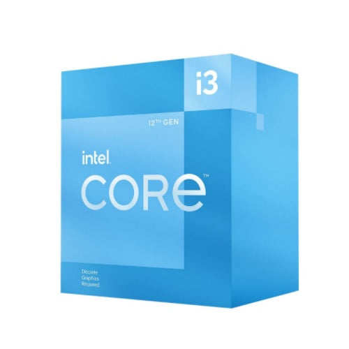 Procesador Intel Core i3-12100F con disipador sin graficos LGA 1700 12a Gen 4Core 3.3Ghz 58w