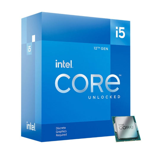 Procesador Intel Core i5-12600KF sin disipador y graficos LGA 1700 12a Gen 10Core 3.7Ghz 125w