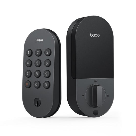 Candado Smart Lock Wi-Fi TP-Link Tapo DL100 multiples formas de acceso (PIN via remota Tapo App) atuo-lock 2 llaves repuesto 4 baterias AA facil instalacion