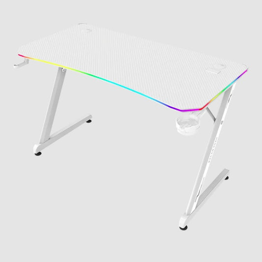 Escritorio Gamer Balam Rush Olympus Spot Glow Pro MRX8000 RGB 120x60x74 incluye accesorios blanco