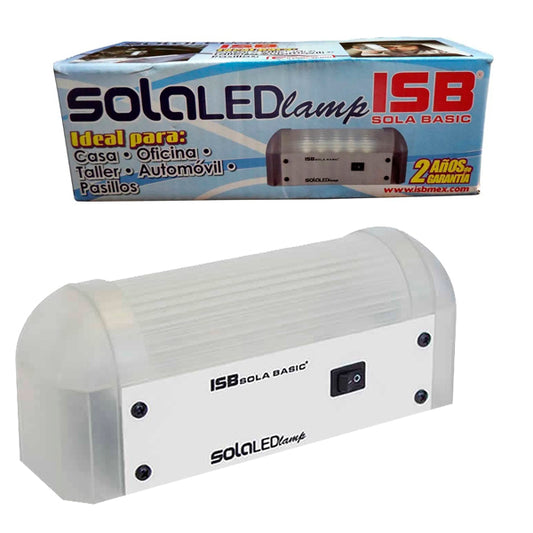 Lámpara de emergencia portátil Sola Basic LEP-06-30L LED 200 lumens 127 Volts frecuencia 60Hz