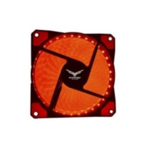 Ventilador Naceb color Rojo 33 LED 120 X 120 X 25MM