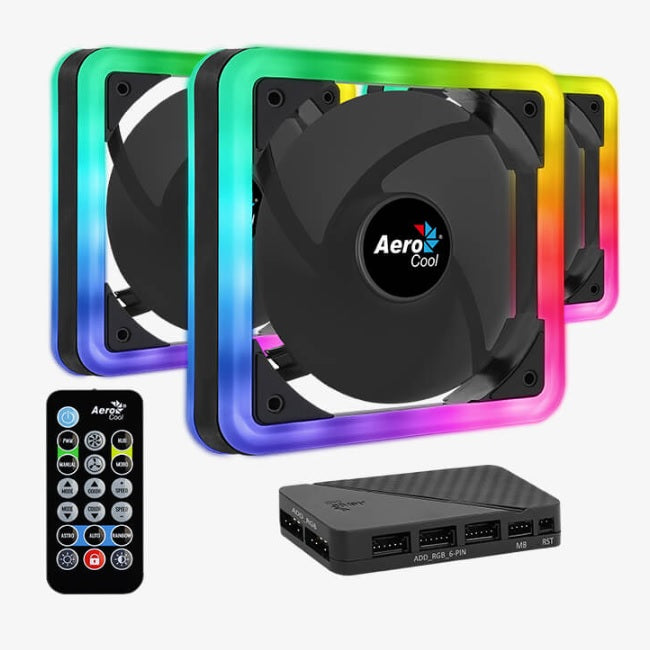 Ventilador AeroCool 3pz Edge 14 Pro 140mm RGB