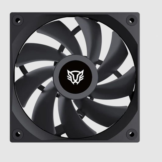 Ventilador Balam Rush Eolox Glaziar EXG77 Negro 0-2000 RPM 9 Aspas 120x120x25mm