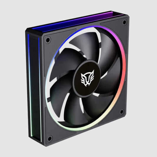 Ventilador Balam Rush Eolox Bora EXB85 Negro ARGB 600-1600 RPM 7 Aspas 120x120x25mm