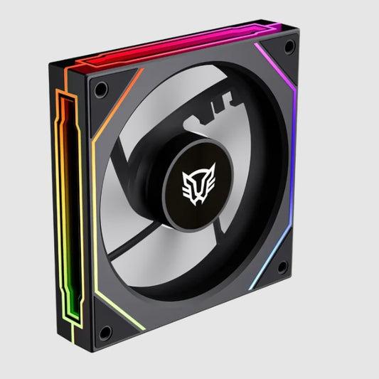 Ventilador Balam Rush Eolox Link EXL95 ARGB Negro 600-1800 RPM 9 Aspas 120x120x25mm