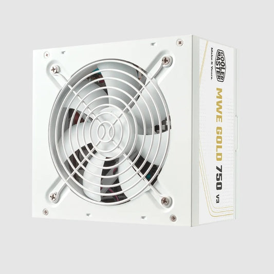 Fuente de Poder Cooler Master MWE Blanco 850W 80 Plus Gold 2400 RPM 50-60 Hz Non Modular Dimensiones 140x150x86 mm