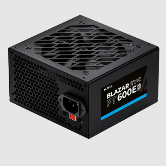 Fuente Acteck 600W MOD ES-05003E ATX Blazar EVO FT600E Advanced Negro