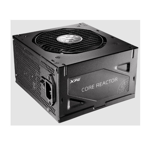 Fuente de Poder XPG 650W CORE REACTOR 80 Plus Gold FDB Rodamiento Hidraulico 4xPCIE 2xEPS 2400 RPM ATX 12V V2.52