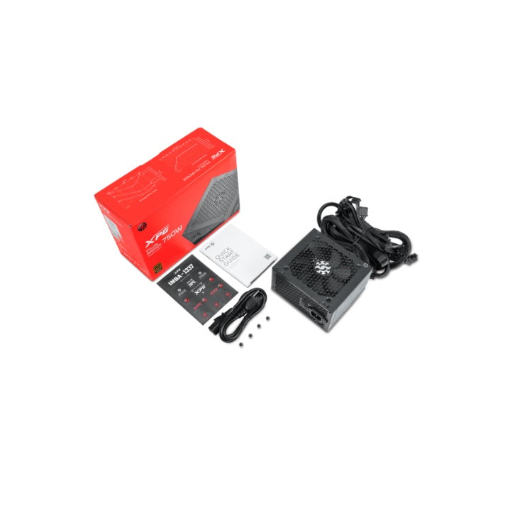 Fuente de poder XPG Pylon 650W certificacion 80+ Bronze PYLON650B-BKCUS