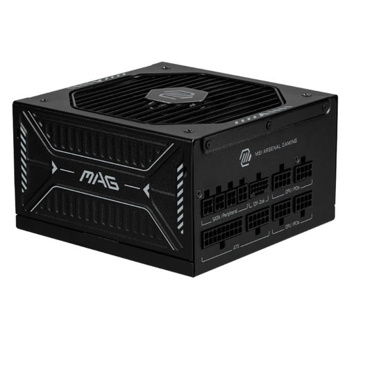 Fuente de poder MSI 1000W Gold 80 Plus Full Modular MAG A1000GLS PCIE5 conector PCIE5 ATX
