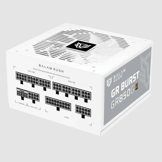 Fuente Balam Rush 850W GR Burst GR850G80 Blanco Full Modular