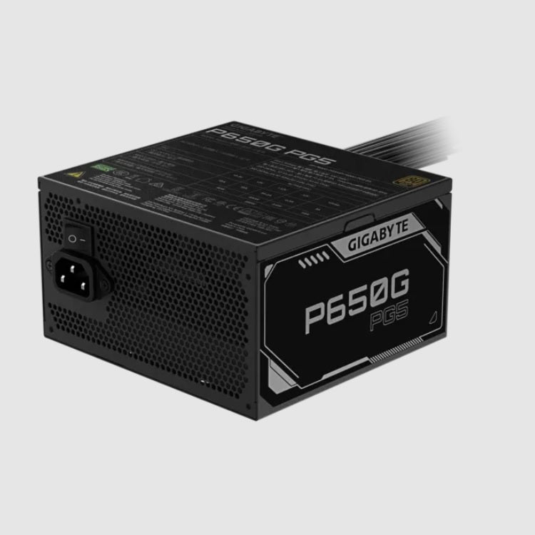 Fuente Gigabyte 650w 80Plus Gold ventilador silencioso GP-P650G PG5