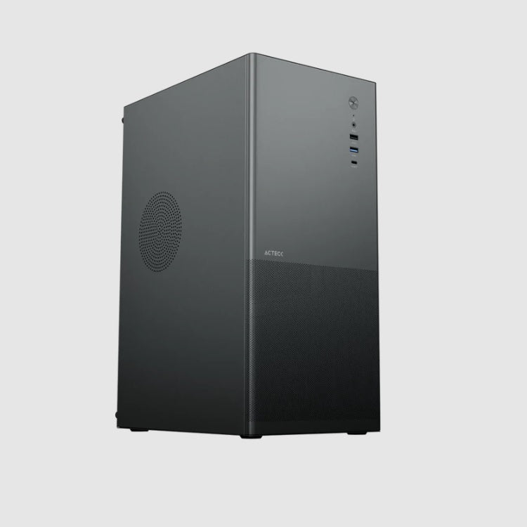 Gabinete Acteck mediaTorre Rex Max GM757 Negro sin fuente AC-943994