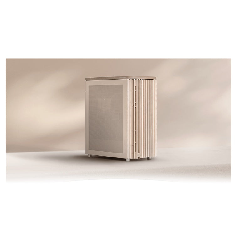 Gabinete Asus Proart PA401 Wood Mesh ATX Panel de Malla Beige