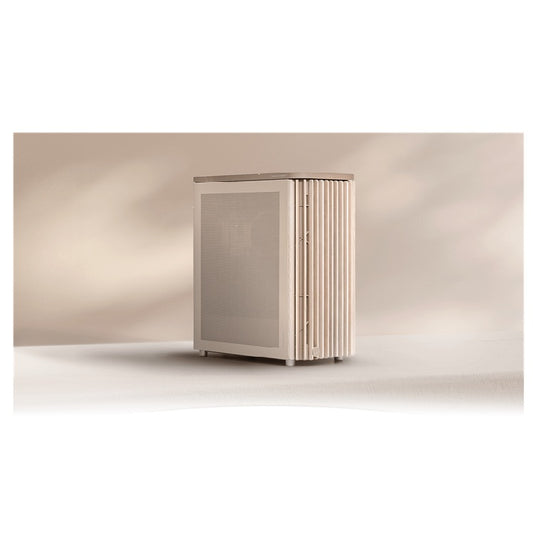 Gabinete Asus Proart PA401 Wood Mesh ATX Panel de Malla Beige