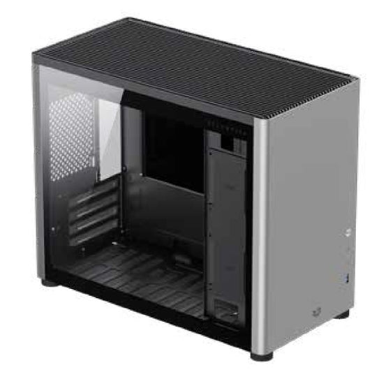Gabinete Balam Rush Eris Special GI985 Gris Sin Fuente Micro Torre con Cristal