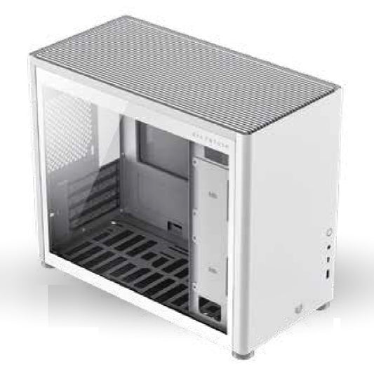 Gabinete Balam Rush Eris Frost GI985 Blanco Sin Fuente Micro Torre con Cristal