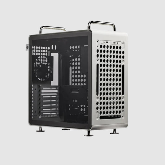 Gabinete Cooler Master QUBE 540 Moonstone 1xFAN 120mm 2xUSB A 3.2 1xUSB C 3.2 1xAudioJack 3.5 ITX M-ATX ATX -*E-ATX Media Torre