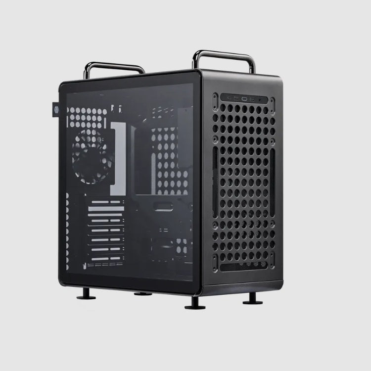 Gabinete Cooler Master QUBE 540 Stardust Iron 1xFAN 120mm 2xUSB A 3.2 1xUSB C 3.2 1xAudioJack 3.5 ITX, M-ATX ATX -*E-ATX