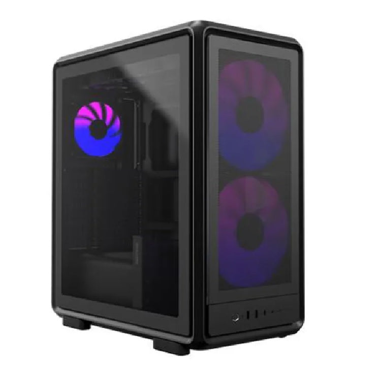 Gabinete Cooler Master MasterFrame 500 Mesh Silver Vidrio Templado Mini-ITX/Mini-DTX/Micro-ATX/ATX/E-ATX 2xFAN 200mm 2xUSB A 3.2 1xUSB C 3.2 1xJack 3.5mm Media Torre