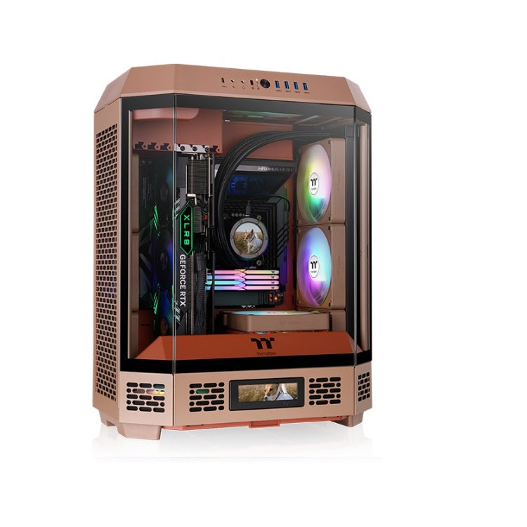 Gabinete Thermaltake The Tower 600 Mid Tower Gravel Sand Cafe ATX CA-1Z1-00MGWN-00