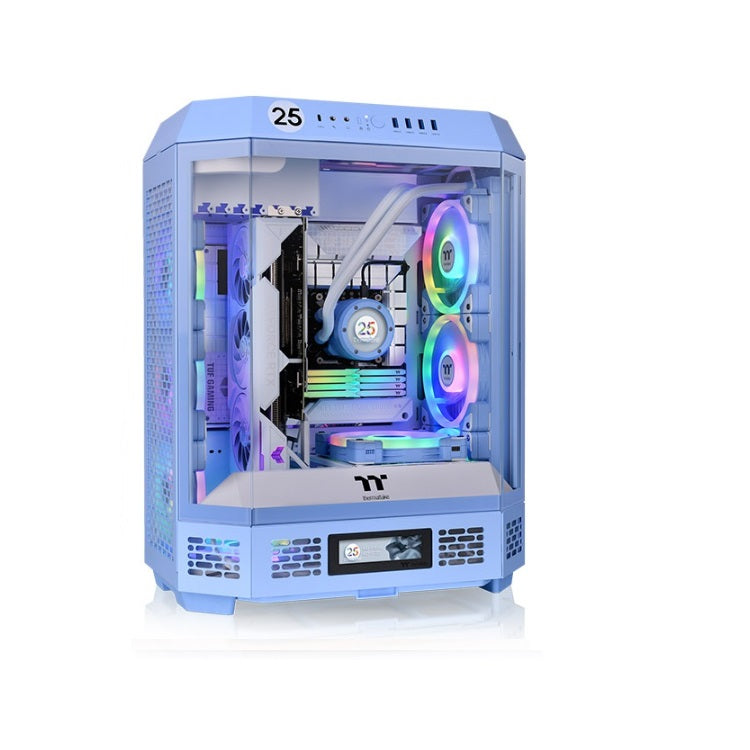 Gabinete Thermaltake The Tower 600 Mid Tower Hydrangea Blue Azul ATX CA-1Z1-00MFWN-00