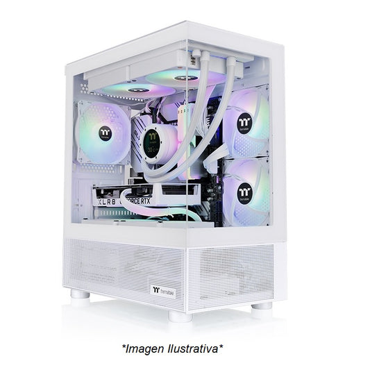 Gabinete Thermaltake View 170 TG ARGB Micro Chasis Snow Blanco 3xVentiladores 120mm M-ATX CA-1Z4-00M6WN-00