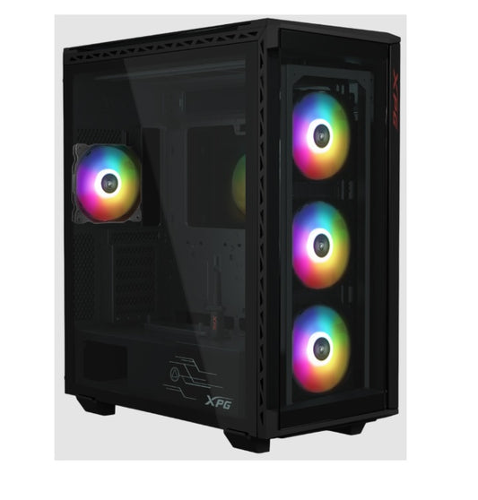Gabinete XPG BATTLECRUISERIIPST-BKCWW Negro 4xFan 120mm ARGB ATX Micro-ATX Mini-ITX 550 x 225 x 506 mm
